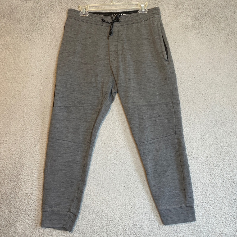 American Eagle AE Active Flex Gray Jogger Sweatpants Mens Medium Drawstring